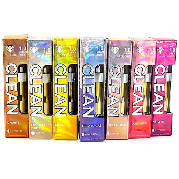 Clean Carts Disposable 2g - Live Resin Carts Official